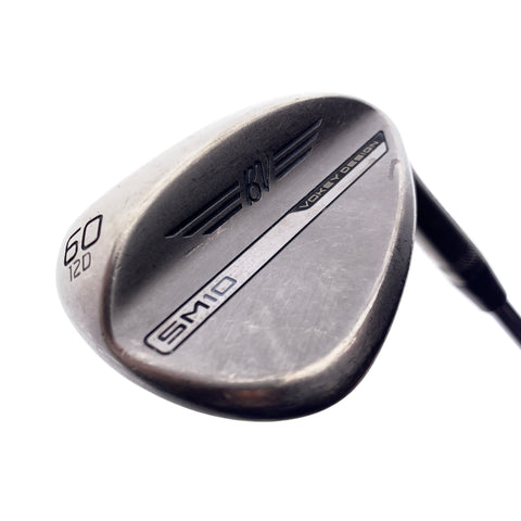Used Titleist Vokey SM10 Nickel Lob Wedge / 60.0 Degrees / Wedge Flex