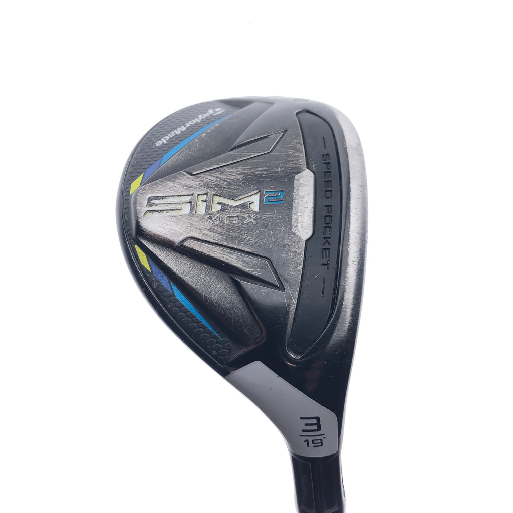 Used TaylorMade Sim2 Max Rescue 3 Hybrid / 19.0 Degrees / Regular Flex