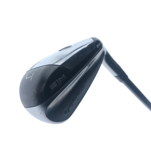 Used TaylorMade Sim DHY 4 Hybrid / 22.0 Degrees / Stiff Flex