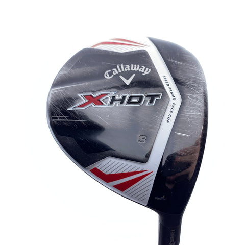 Used Callaway X Hot 2013 3 Fairway Wood / 15 Degrees / A Flex