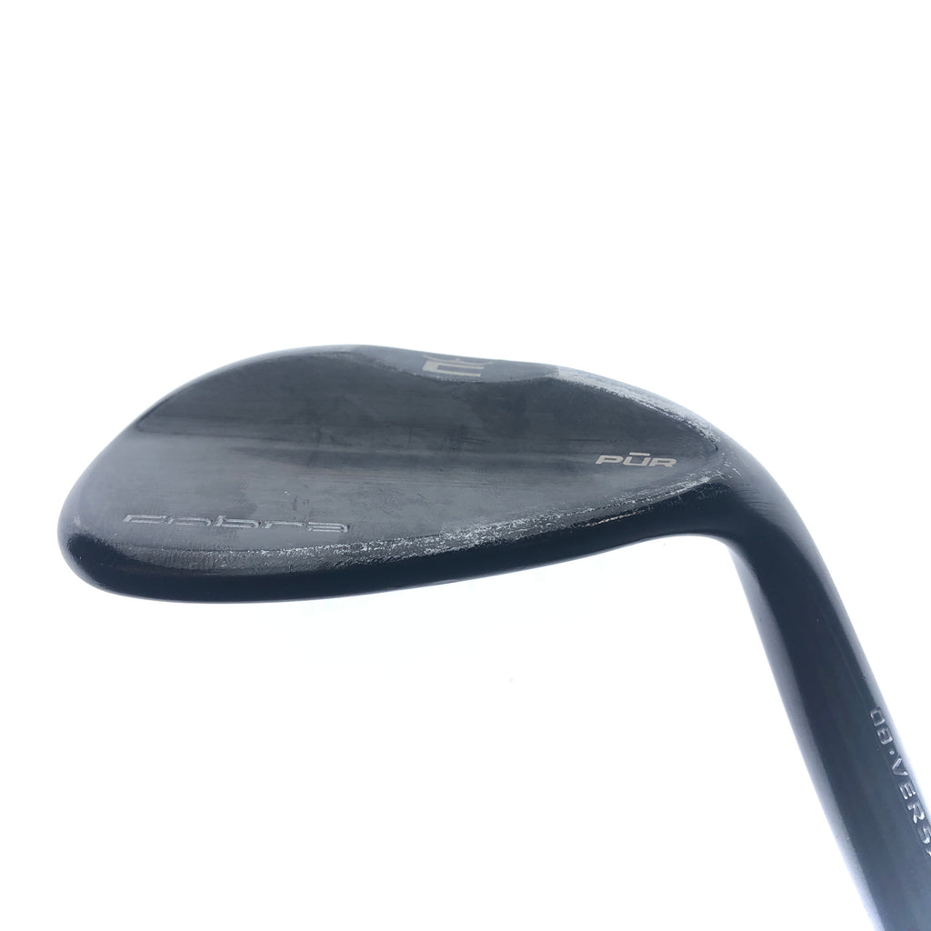 Used Cobra PUR Black Lob Wedge / 58.0 Degrees / Stiff Flex