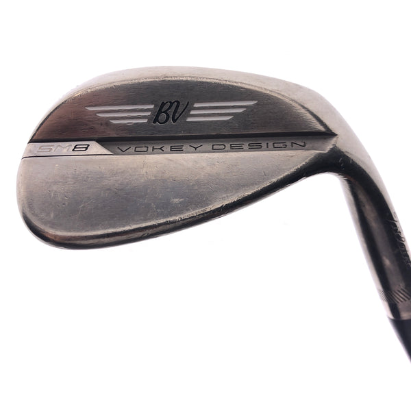 Used Titleist Vokey SM8 Brushed Steel Sand Wedge / 56.0 Degrees / Stiff Flex