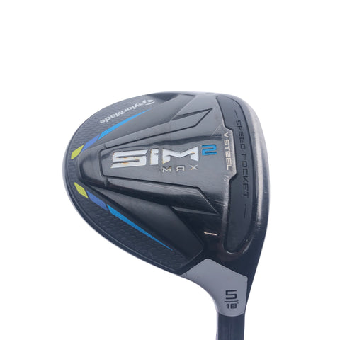 Used TaylorMade Sim2 Max 5 Fairway Wood / 18.0 Degrees / Regular Flex