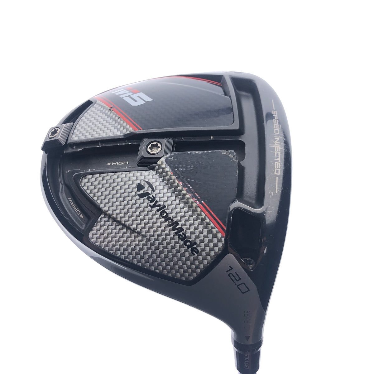 Used TaylorMade M5 Driver / 12.0 Degrees / Regular Flex