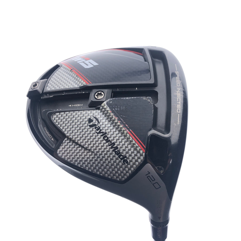 Used TaylorMade M5 Driver / 12.0 Degrees / Regular Flex