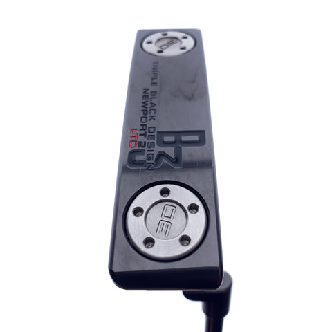 Used Scotty Cameron Limited Edition Triple Black B3 Newport 2 Putter/34.0 Inches