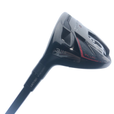 Used TaylorMade Stealth 2 Plus 3 Fairway Wood/15.0 Deg/Stiff Flex/Left Handed