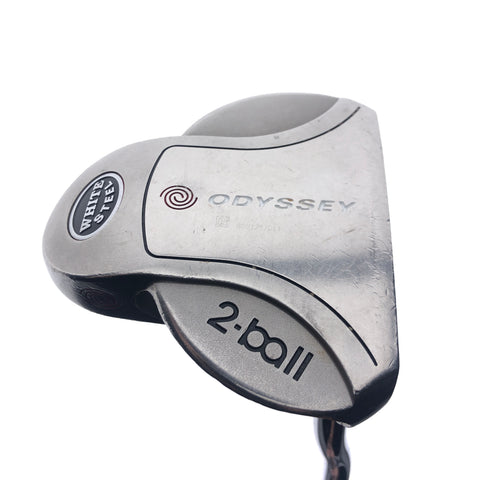 Used Odyssey White Steel 2-Ball Putter / 35.00 Inches