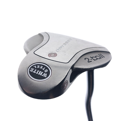 Used Odyssey White Steel 2-Ball Putter / 35.00 Inches