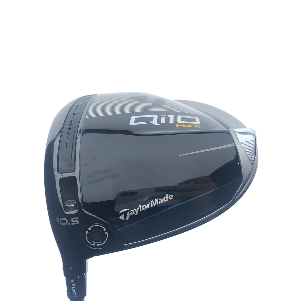 Used TaylorMade Qi10 Max Driver / 10.5 Degrees / Regular Flex / Left-Handed