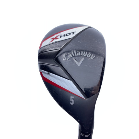 Used Callaway X Hot 2013 5 Hybrid / 25.0 Degrees / A Flex