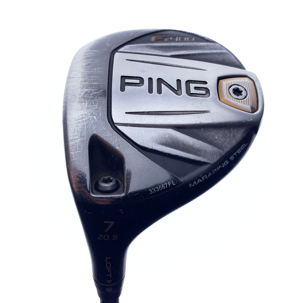 Used Ping G400 7 Fairway Wood / 20.5 Degrees / Stiff Flex / Left-Handed
