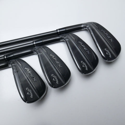NEW Callaway Apex Ti Fusion Iron Set / 4 - PW + AW / Regular Flex / Left-Handed