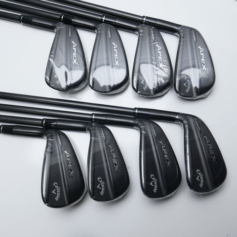 NEW Callaway Apex Ti Fusion Iron Set / 4 - PW + AW / Regular Flex / Left-Handed