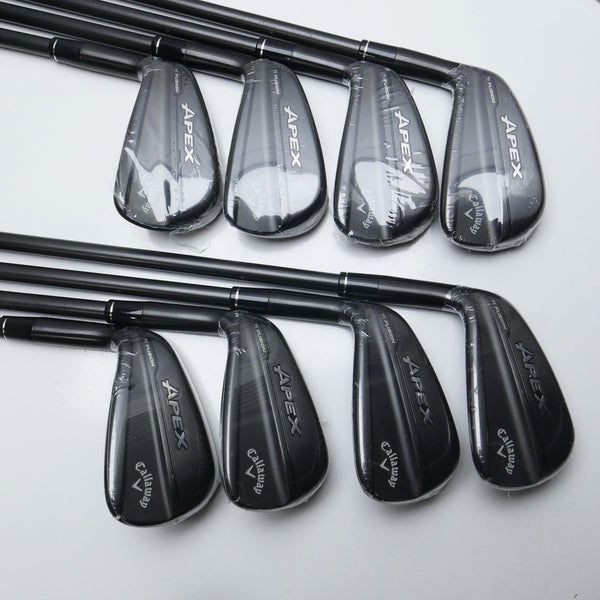 NEW Callaway Apex Ti Fusion Iron Set / 4 - PW + AW / Regular Flex / Left-Handed