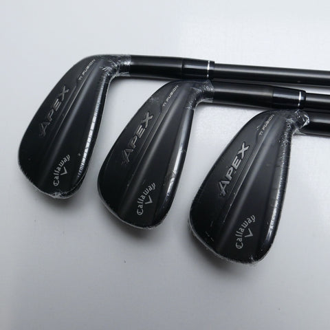 NEW Callaway Apex Ti Fusion Iron Set / 5 - PW / Stiff Flex