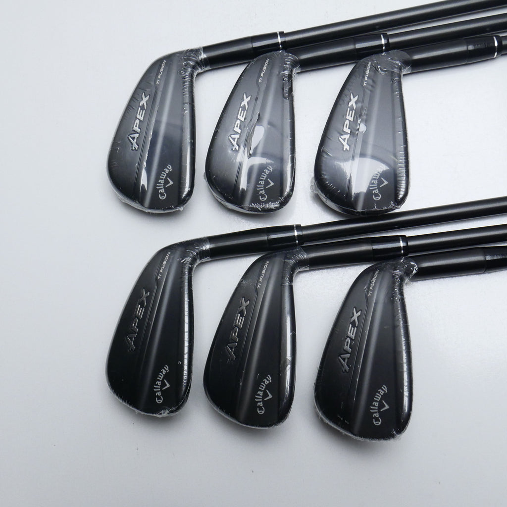 NEW Callaway Apex Ti Fusion Iron Set / 5 - PW / Stiff Flex