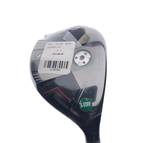NEW Callaway Apex UW 24 2 Hybrid / 17 Degrees / X-Stiff Flex