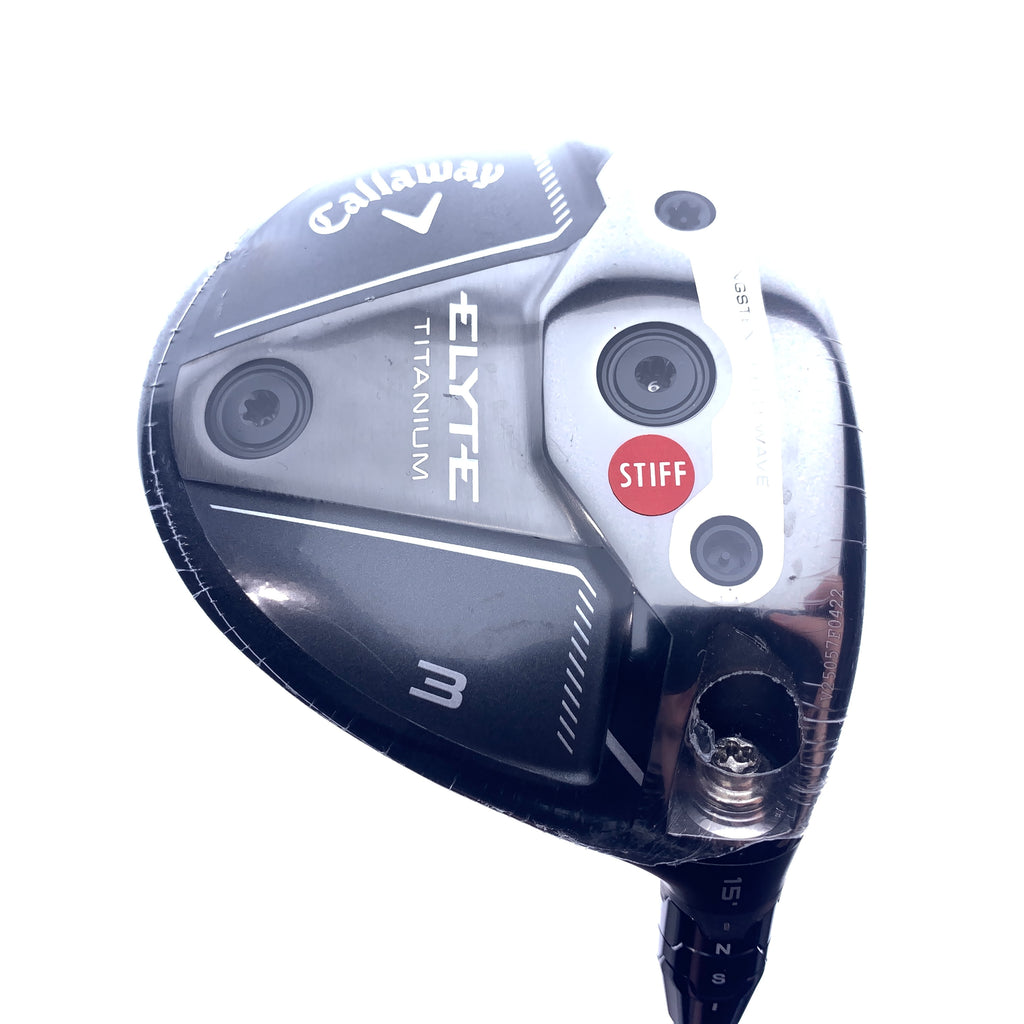 NEW Callaway Elyte Titanium 3 Fairway Wood / 15 Degrees / Stiff Flex