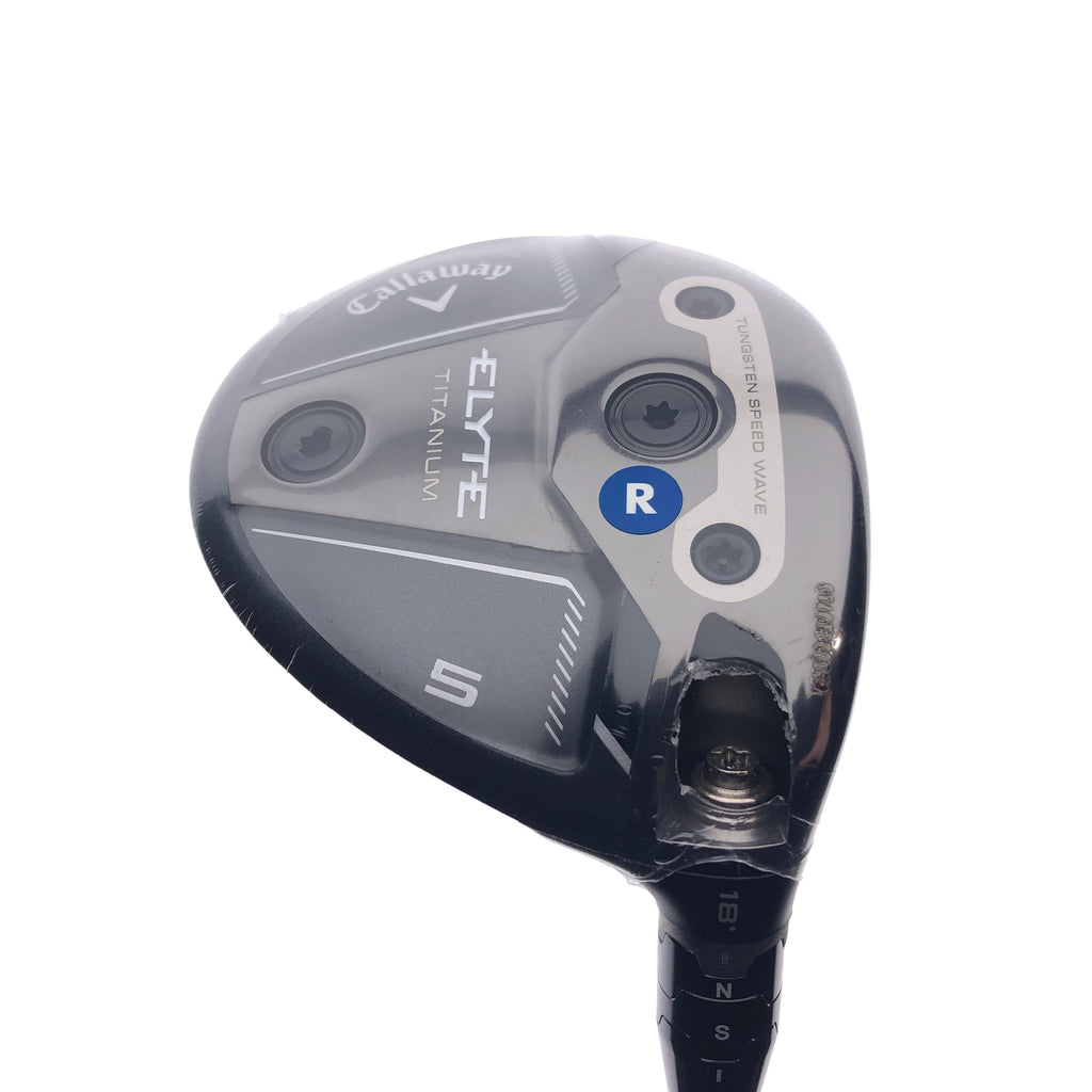 NEW Callaway Elyte Titanium 5 Fairway Wood / 18 Degrees / Regular Flex