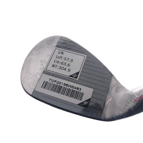 NEW Callaway Jaws MD5 Raw Lob Wedge / 57.9 Degrees / Wedge Flex