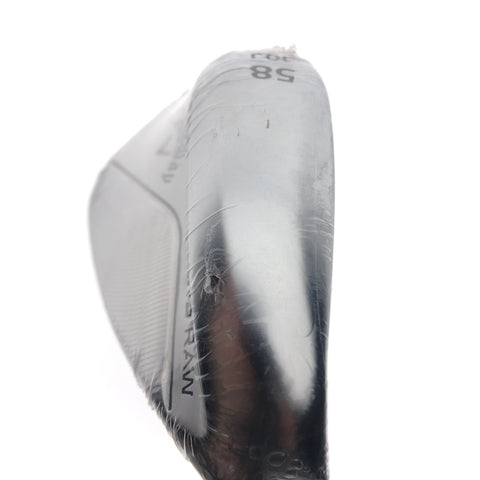 NEW Callaway Jaws Raw 2022 Lob Wedge / 58.0 Degrees / Stiff Flex