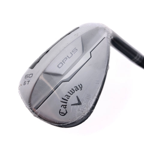 NEW Callaway Opus Brushed Chrome Lob Wedge / 60.0 Degrees / Wedge Flex