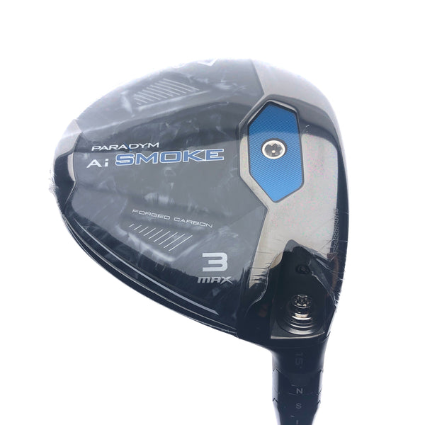 NEW Callaway Paradym Ai Smoke MAX 3 Fairway Wood / 15 Degrees / Stiff Flex