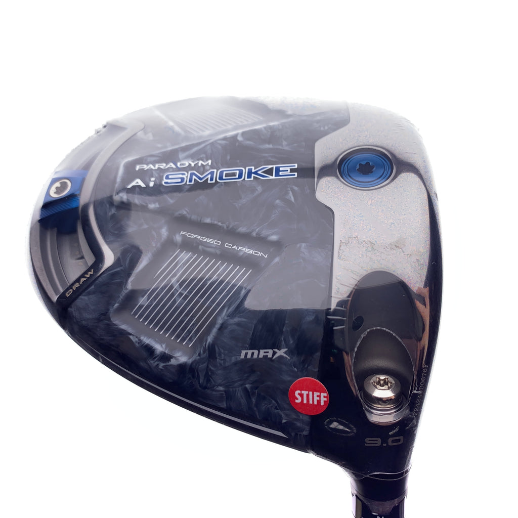 NEW Callaway Paradym Ai Smoke MAX Driver / 9.0 Degrees / Stiff Flex