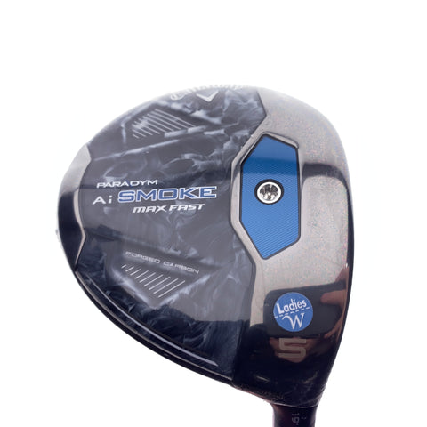 NEW Callaway Paradym Ai Smoke MAX Fast 5 Fairway Wood / 19 Degrees / Ladies Flex