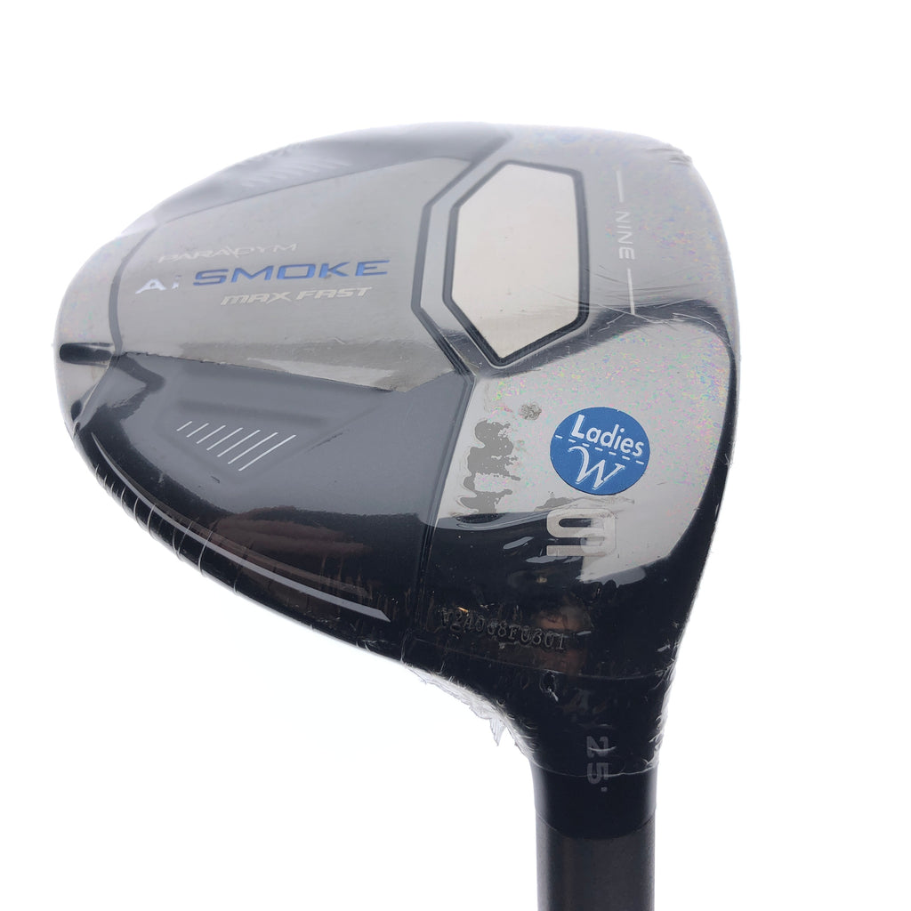 NEW Callaway Paradym Ai Smoke MAX Fast 9 Fairway Wood / 25 Degrees / Ladies Flex