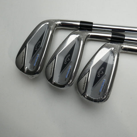 NEW Callaway Paradym Ai Smoke MAX Fast Iron Set / 7 - PW + AW / Regular Flex