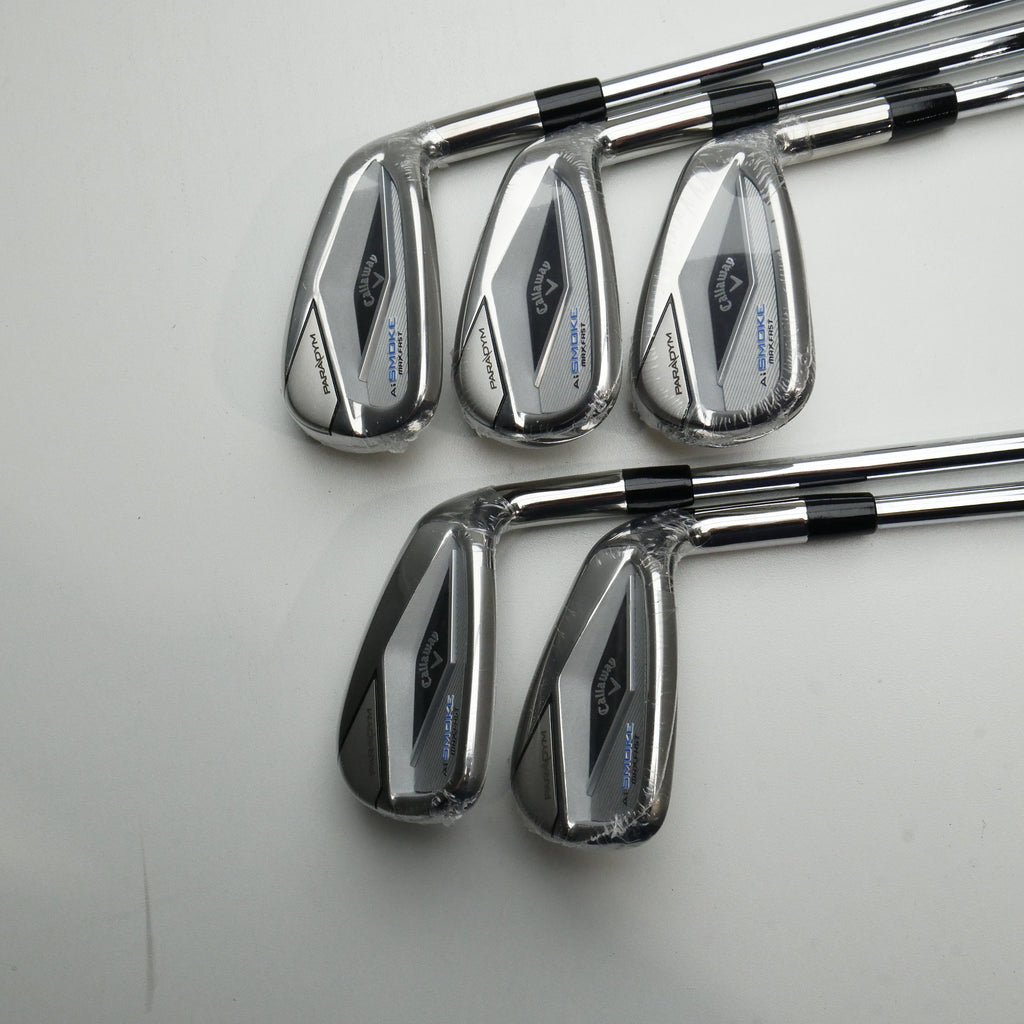 NEW Callaway Paradym Ai Smoke MAX Fast Iron Set / 7 - PW + AW / Regular Flex