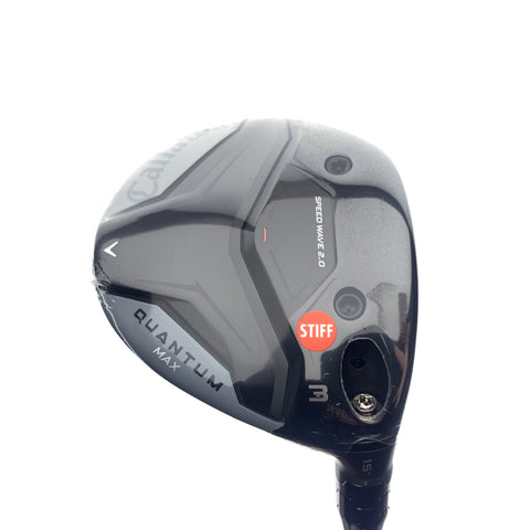 NEW Callaway Quantum Max 3 Fairway Wood / 15 Degrees / Stiff Flex