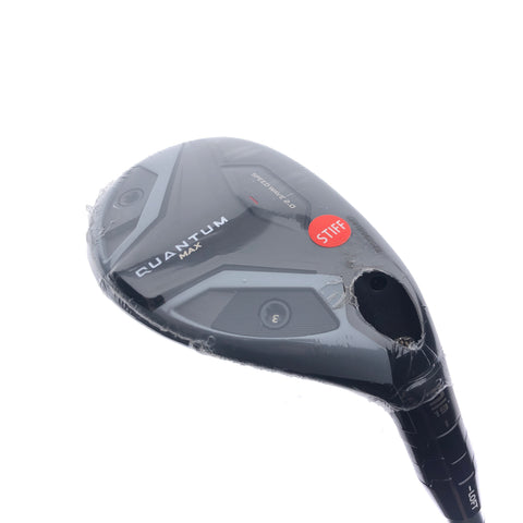 NEW Callaway Quantum Max 3 Hybrid / 19 Degrees / Stiff Flex
