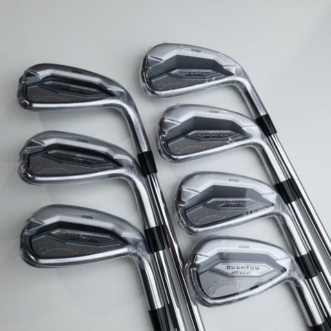 NEW Callaway Quantum Max Iron Set / 5 - PW + AW / Regular Flex