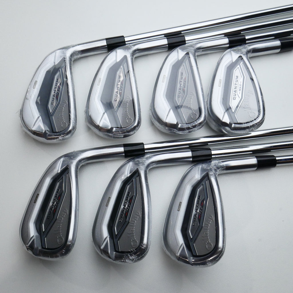 NEW Callaway Quantum Max Iron Set / 5 - PW + AW / Regular Flex