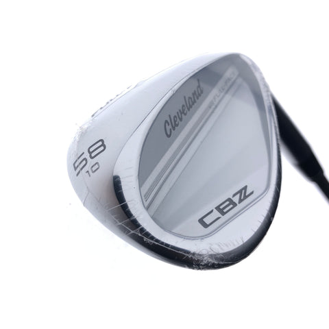 NEW Cleveland CBZ Full Face Chrom Lob Wedge / 58.0 Degrees / Wedge Flex