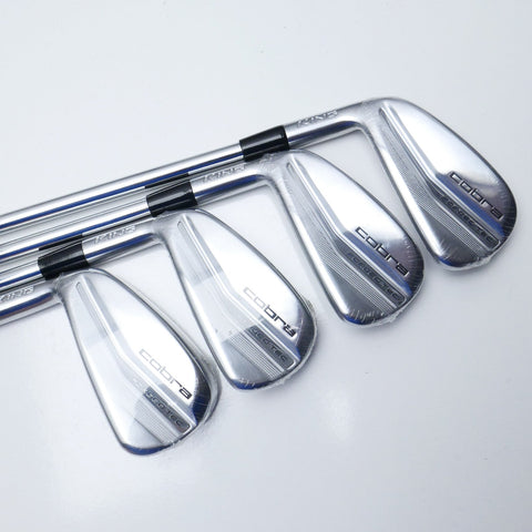 NEW Cobra King Forged Tec 2022 Iron Set / 4 - PW / Stiff Flex / Left-Handed