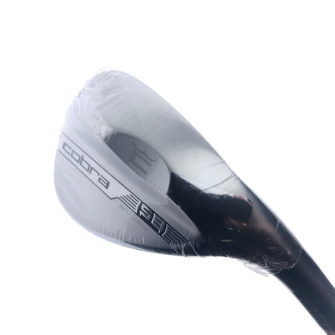 NEW Cobra Snakebite 2023 Chrome Lob Wedge / 58.0 Degrees / Stiff Flex