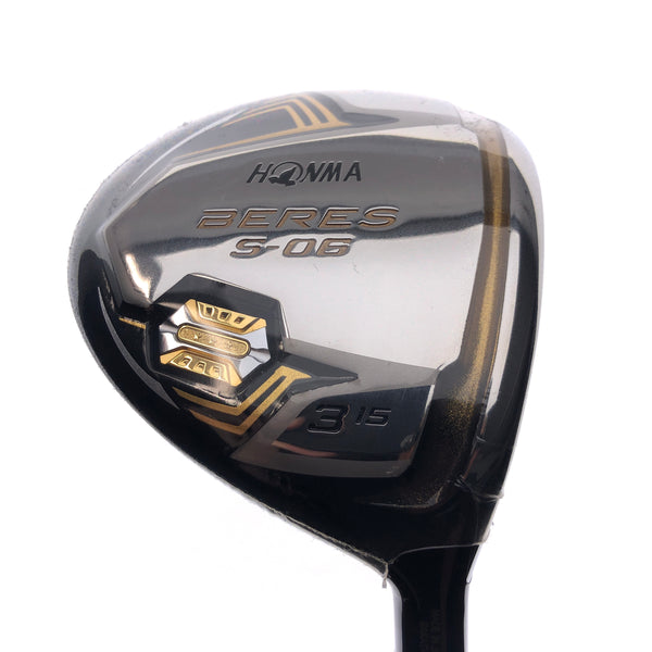 NEW Honma S-06 3 Star 3 Fairway Wood / 15 Degrees / Regular Flex