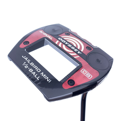 NEW Odyssey Ai-Dual Jailbird Mini 1/2 Ball Putter / 34.0 Inches