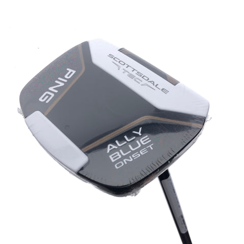 NEW Ping Scottsdale Tec Ally Blue Onset CB Putter / 37.5 Inches