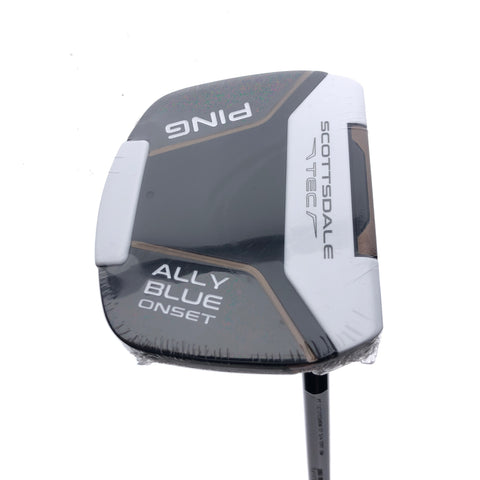 NEW Ping Scottsdale Tec Ally Blue Onset CB Putter / 37.5 Inches