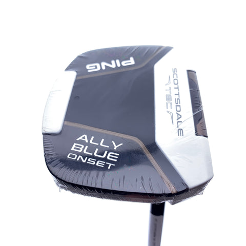 NEW Ping Scottsdale Tec Ally Blue Onset Putter / 34.0 Inches