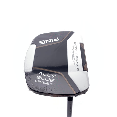 NEW Ping Scottsdale Tec Ally Blue Onset Putter / 34.0 Inches