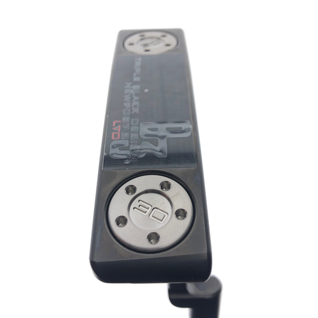 NEW Scotty Cameron Limited Edition Triple Black B3 Newport 2 Putter / 35 Inches