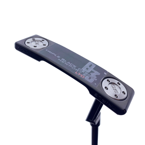 NEW Scotty Cameron Limited Edition Triple Black B3 Newport 2 Putter / 35.0 Inch