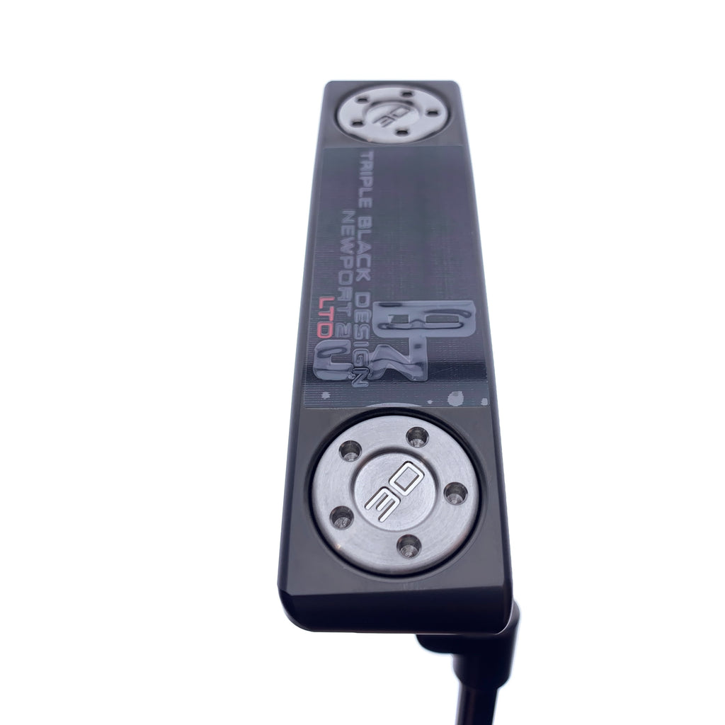 NEW Scotty Cameron Limited Edition Triple Black B3 Newport 2 Putter / 35.0 Inch