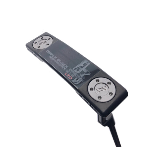 NEW Scotty Cameron Limited Edition Triple Black Design B3 Newport 2 Long Neck P